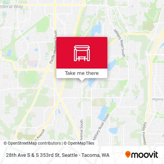 Mapa de 28th Ave S & S 353rd St