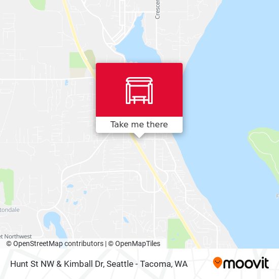 Hunt St NW & Kimball Dr map