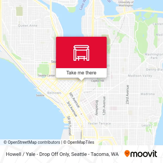 Howell / Yale - Drop Off Only map