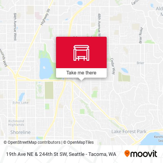 Mapa de 19th Ave NE & 244th St SW