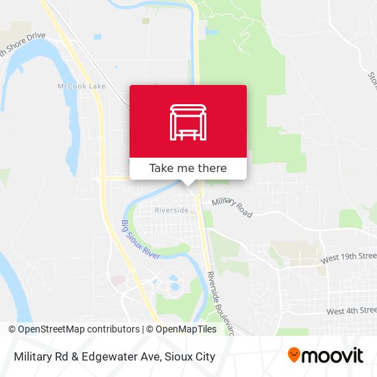 Military Rd & Edgewater Ave map