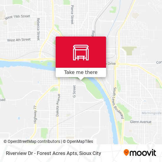 Riverview Dr - Forest Acres Apts map