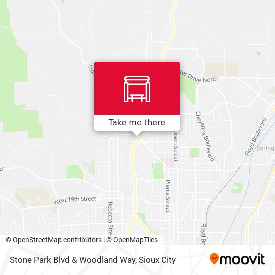 Stone Park Blvd & Woodland Way map