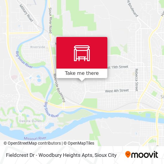 Mapa de Fieldcrest Dr - Woodbury Heights Apts