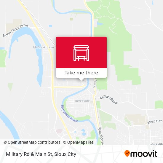 Military Rd & Main St map