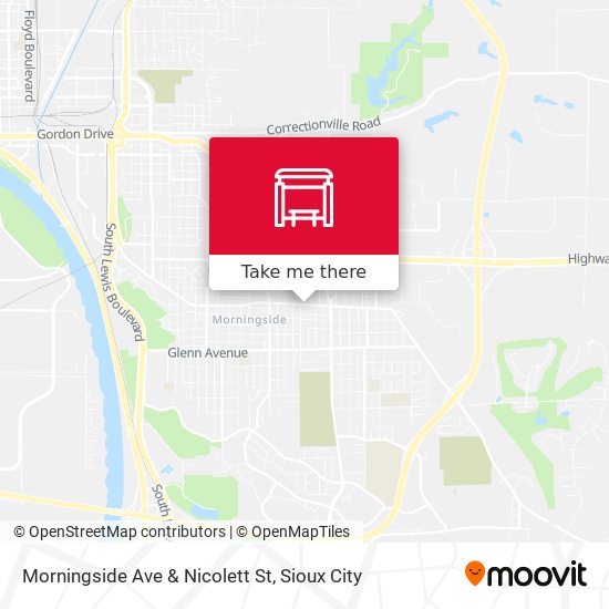 Morningside Ave & Nicolett St map