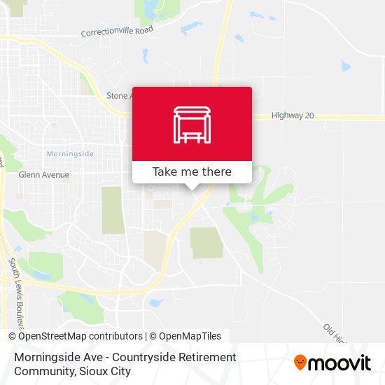 Mapa de Morningside Ave - Countryside Retirement Community