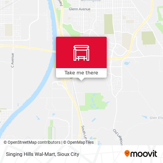 Singing Hills Wal-Mart map