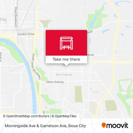 Morningside Ave & Garretson Ave map