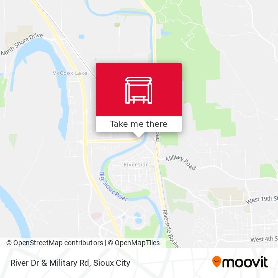 River Dr & Military Rd map
