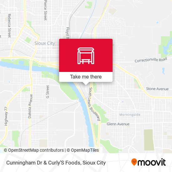 Mapa de Cunningham Dr & Curly’S Foods