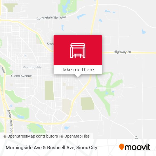 Morningside Ave & Bushnell Ave map