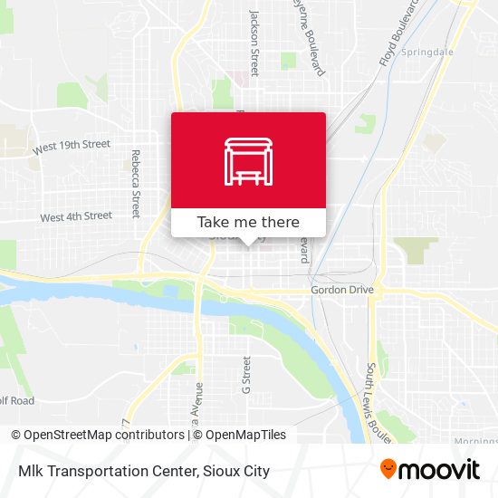 Mlk Transportation Center map