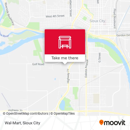 Mapa de Wal-Mart