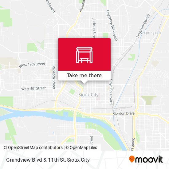 Grandview Blvd & 11th St map