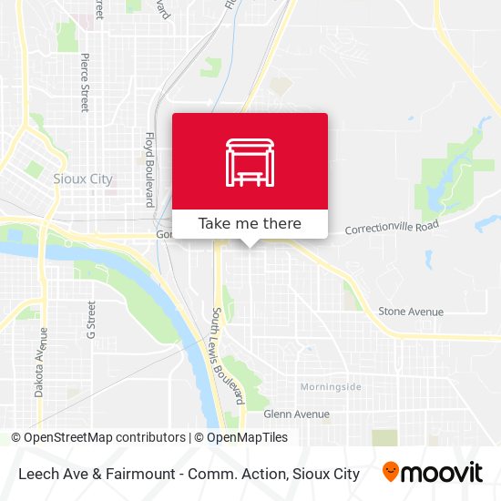 Leech Ave & Fairmount - Comm. Action map