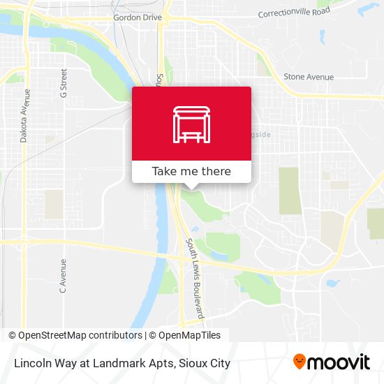 Mapa de Lincoln Way at Landmark Apts