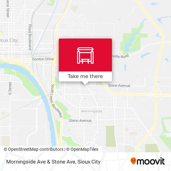 Morningside Ave & Stone Ave map