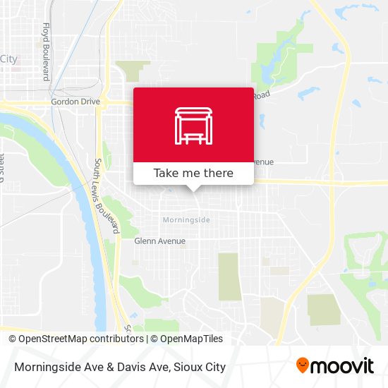 Morningside Ave & Davis Ave map