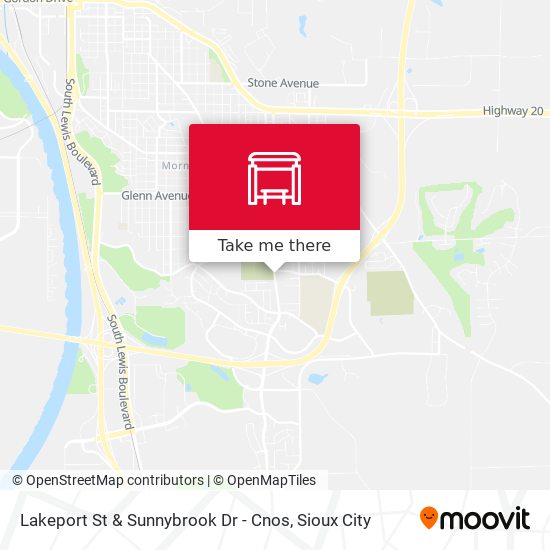 Lakeport St & Sunnybrook Dr - Cnos map