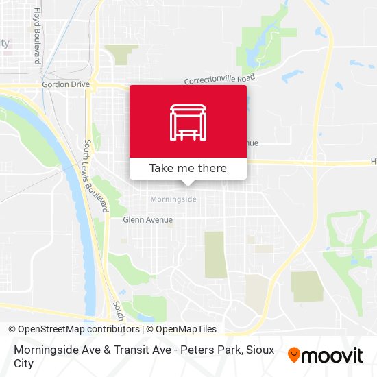 Morningside Ave & Transit Ave - Peters Park map
