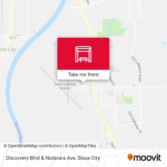 Discovery Blvd & Niobrara Ave map