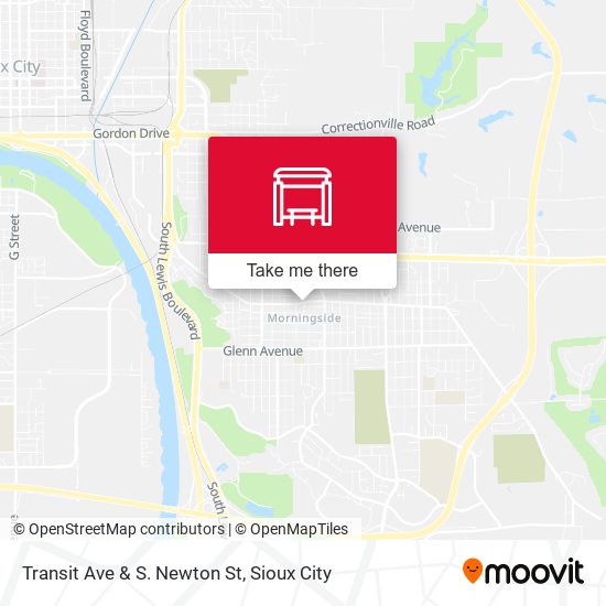 Transit Ave & S. Newton St map