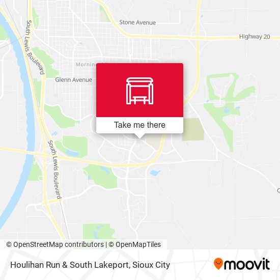 Houlihan Run & South Lakeport map