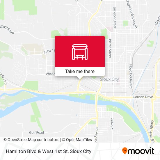 Mapa de Hamilton Blvd & West 1st St