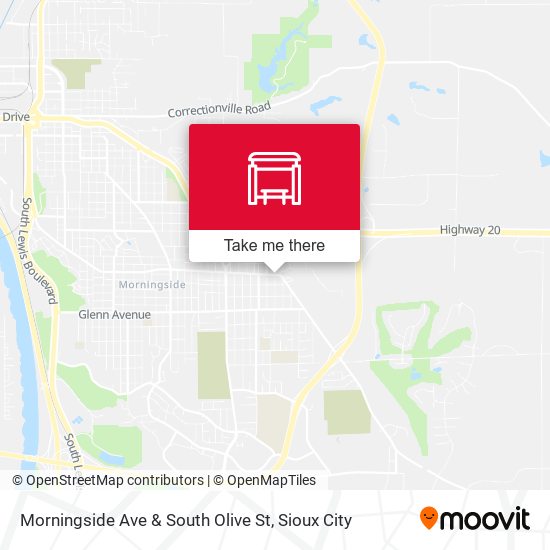 Morningside Ave & South Olive St map