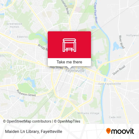 Maiden Ln Library map