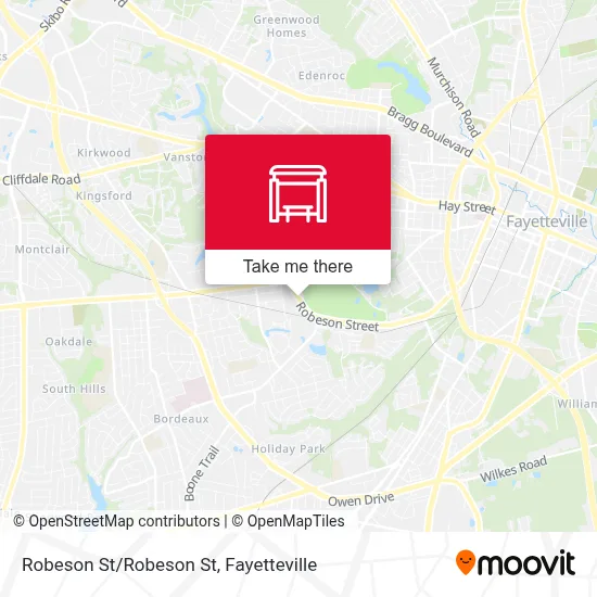 Robeson St/Robeson St map