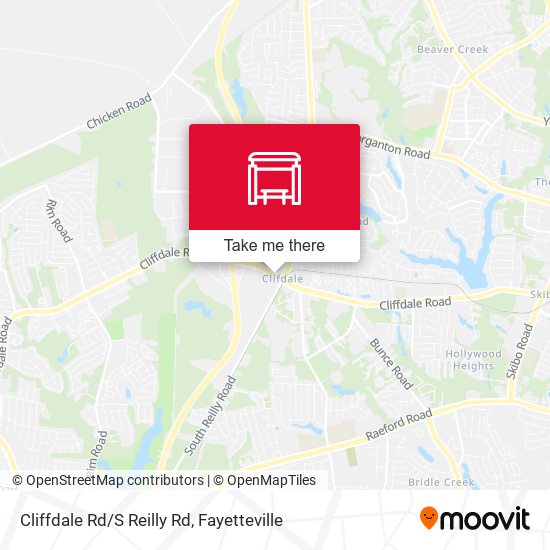 Cliffdale Rd/S Reilly Rd map