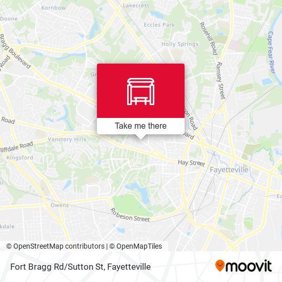 Mapa de Fort Bragg Rd/Sutton St