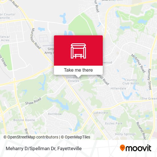 Meharry D/Spellman Dr map