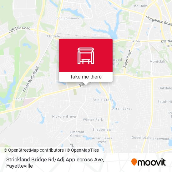 Strickland Bridge Rd / Adj Applecross Ave map