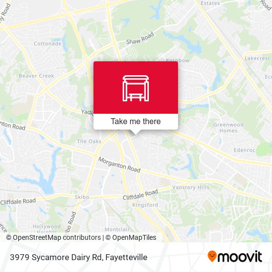 3979 Sycamore Dairy Rd map