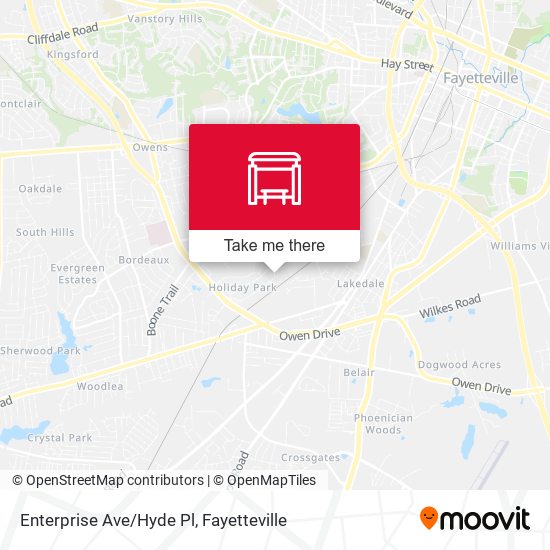 Mapa de Enterprise Ave/Hyde Pl