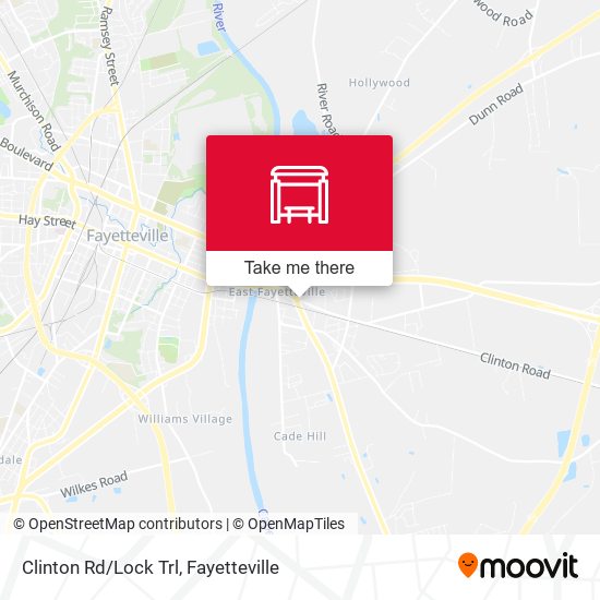 Clinton Rd/Lock Trl map