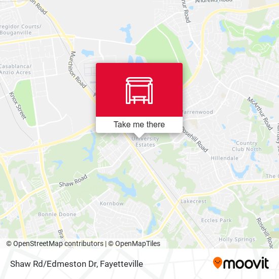 Mapa de Shaw Rd/Edmeston Dr