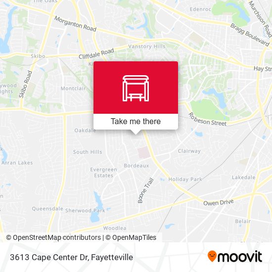 3613 Cape Center Dr map