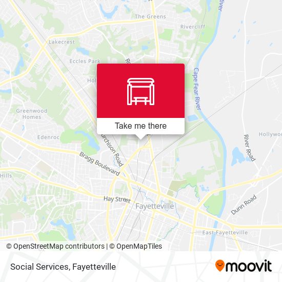 Social Services map