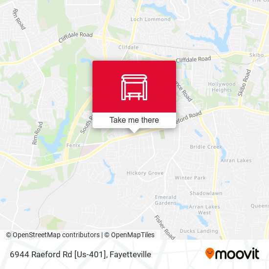 6944 Raeford Rd [Us-401] map