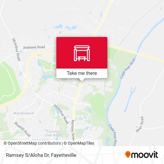 Ramsey S/Aloha Dr map