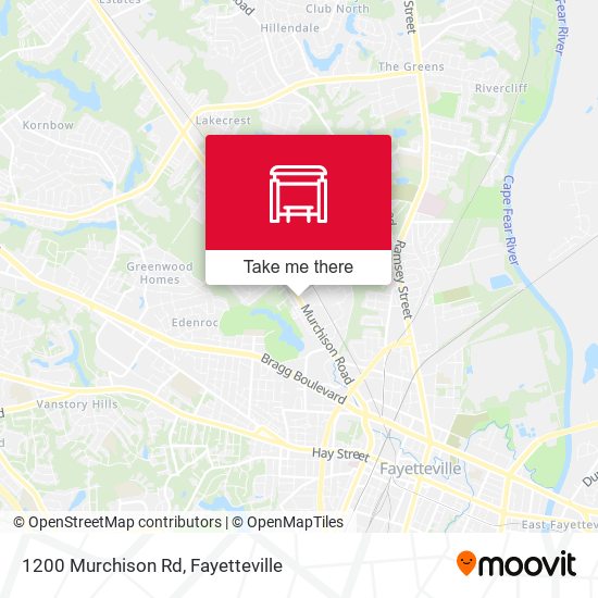 1200 Murchison Rd map