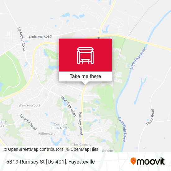 5319 Ramsey St [Us-401] map