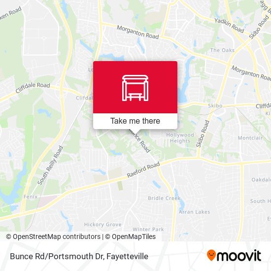 Mapa de Bunce Rd/Portsmouth Dr
