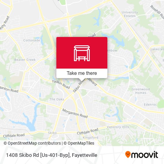 1408 Skibo Rd [Us-401-Byp] map