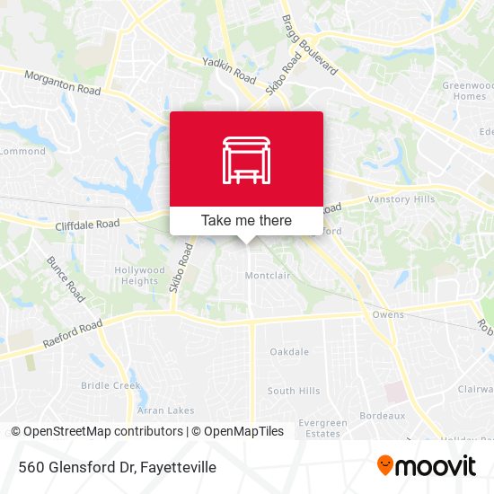 560 Glensford Dr map