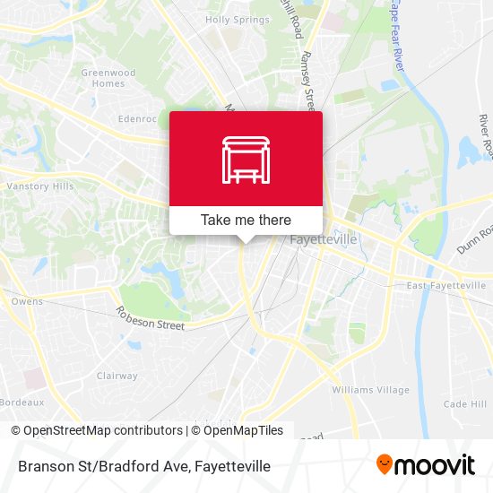 Mapa de Branson St/Bradford Ave